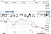 超微电脑盘中异动 股价大跌5.04%