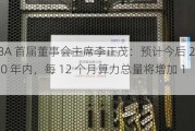 WBBA 首届董事会主席李正茂：预计今后 20 年至 30 年内，每 12 个月算力总量将增加 1 倍