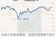 创金合信基金黄弢：近期市场调整不是行情的结束而是开始