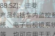 豪恩汽电(301488.SZ)：主要产品包括车内监控系统、电子后视镜系统等，均可应用于无人驾驶