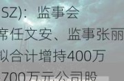 *ST吉药(300108.SZ)：监事会主席任文安、监事张丽云拟合计增持400万元-700万元公司股份