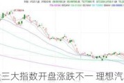 美股三大指数开盘涨跌不一 理想汽车跌约10%