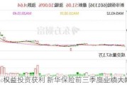 权益投资获利 新华保险前三季度业绩大幅预增