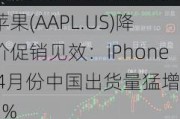 苹果(AAPL.US)降价促销见效：iPhone 4月份中国出货量猛增52%