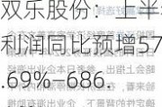 双乐股份：上半年净利润同比预增575.69%―686.46%