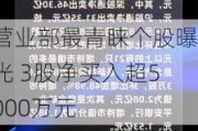 营业部最青睐个股曝光 3股净买入超5000万元