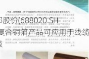 方邦股份(688020.SH)：复合铜箔产品可应用于线缆屏蔽