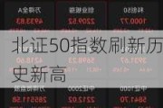 北证50指数刷新历史新高