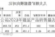 融捷股份：公司2023年锂盐产品销售量为2634.7吨