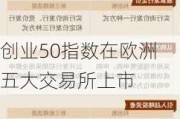 创业50指数在欧洲五大交易所上市