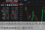 港股异动 | 中烟香港(06055)再涨近7% 年内累涨逾50% 4月卷烟及烤烟出口量价齐升