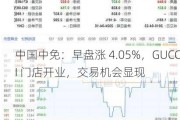 中国中免：早盘涨 4.05%，GUCCI 门店开业，交易机会显现