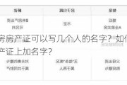买房房产证可以写几个人的名字？如何在房产证上加名字？