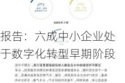 报告：六成中小企业处于数字化转型早期阶段