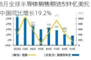 8月全球半导体销售额达531亿美元 中国同比增长19.2%