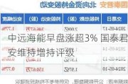 中远海能早盘涨超3% 国泰君安维持增持评级