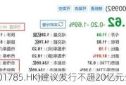 成都高速(01785.HK)建议发行不超20亿元公司债券