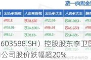 高能环境（603588.SH）控股股东李卫国累计质押1.4亿股 年内公司股价跌幅超20%