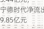 基金重仓概念下跌0.59%：主力资金流出25.44亿元，宁德时代净流出9.85亿元