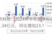 焦点科技：2024年半年度净利润约2.34亿元，同比增加23.11%