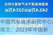 中国汽车技术研究中心左培文：2023年中国新能源汽车销量达1465.3万辆，在新能源汽车领域全球领先