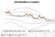 上海能源(600508.SH)：截至2024年6月7日，公司股东户数约为3.82万户