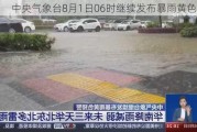 中央气象台8月1日06时继续发布暴雨黄色预警