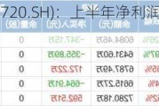 艾森股份(688720.SH)：上半年净利润同比预增22.32%