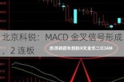 北京科锐：MACD 金叉信号形成，2 连板