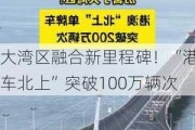 大湾区融合新里程碑！“港车北上”突破100万辆次