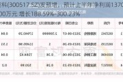 海波重科(300517.SZ)发预增，预计上半年净利润1370万元-1900万元 增长188.59%-300.23%