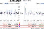 理文造纸(02314)6月6日斥资73.83万港元回购32.1万股