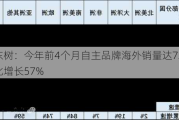 崔东树：今年前4个月自主品牌海外销量达72万辆，同比增长57%