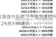 宝盛盘中异动 下午盘急速拉升6.12%报1.96美元