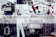 文一科技(600520.SH)：未涉及光刻机的研发、制造