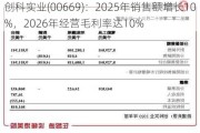 创科实业(00669)：2025年销售额增长10%，2026年经营毛利率达10%