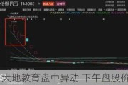 大地教育盘中异动 下午盘股价大跌5.26%