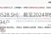 多伦科技(603528.SH)：截至2024年6月20日公司股东总数是78794户