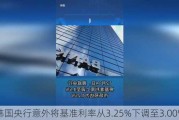 韩国央行意外将基准利率从3.25%下调至3.00%