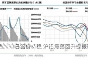 长江有色：11日铅价持稳 沪铅震荡回升提振现货情绪