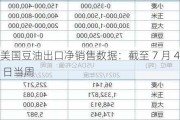 美国豆油出口净销售数据：截至 7 月 4 日当周