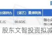 红豆股份：股东文智投资拟减持不超1.5%股份