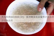 天马科技(603668.SH)：美洲鳗苗投苗量预计比去年少10%左右