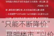 “只能不断降价”，昆明楼市“以价换量”见效，业内称“很多项目已放弃自渠”