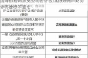 国寿财险两家支公司合计被罚23万元：财务业务数据不真实