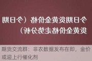 期货交流群：非农数据发布在即，金价或迎上行催化剂