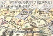 贵州、辽宁、湖南拟发行再融资专项债置换存量隐性债务，全国9地拟发行总额逾4821亿