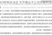 不服CMF相关决定 天齐锂业子公司向智利***提***讼