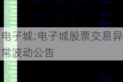 电子城:电子城股票交易异常波动公告