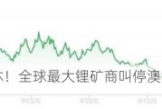 锂价跌跌不休！全球最大锂矿商叫停澳洲锂矿项目建设